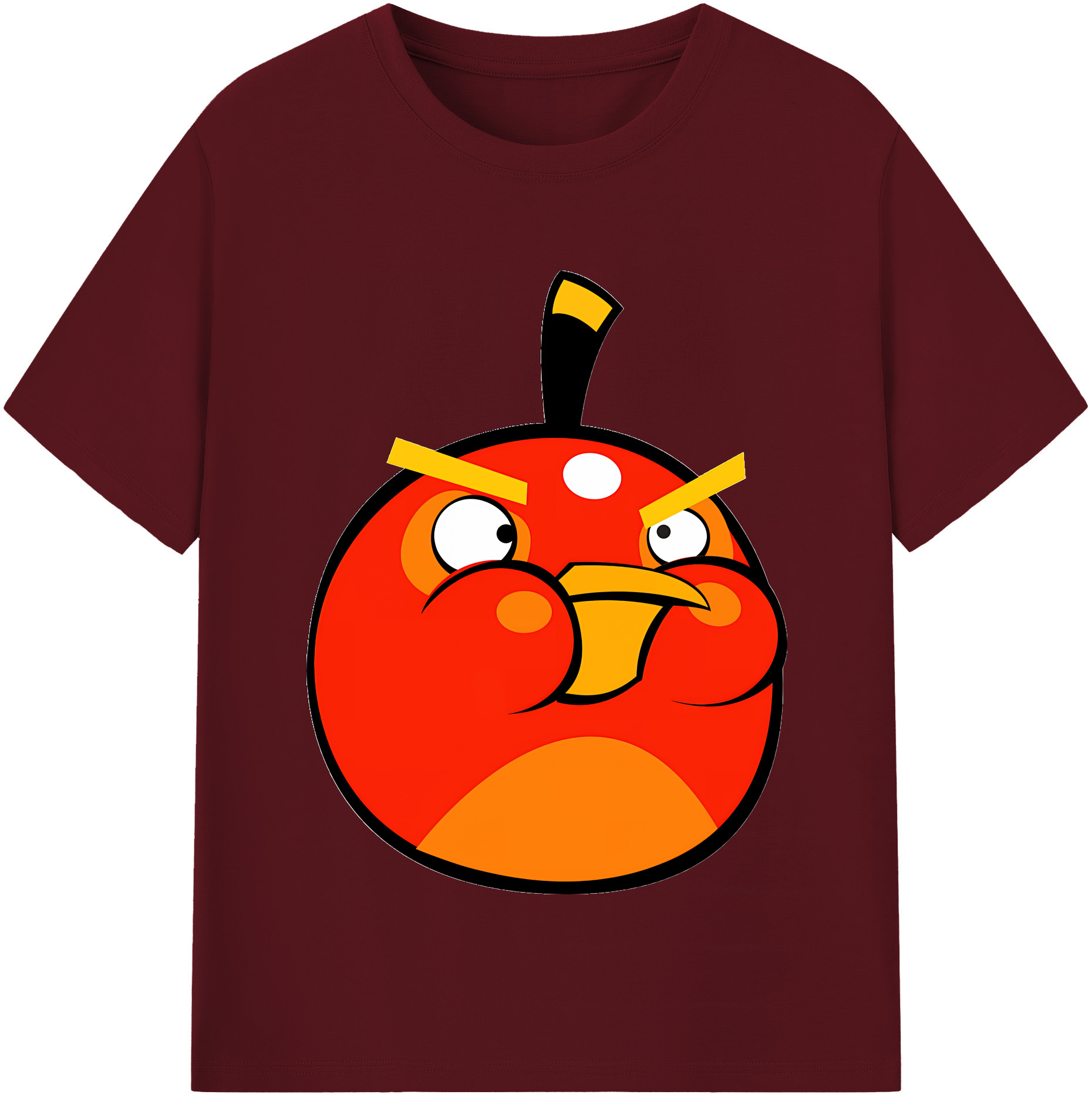 （画像用） Angry Birds アングリーバード 綿100％半袖Tシャツ（フロントプリント）